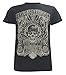 Harley-Davidson Mens Overload Skull Distressed Shirt Black 30298305 (L)