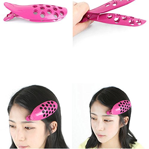 Yiwa Hair Fringe Clip Bangs Front Curler Roller Holder Pin Professional Salon DIY Styling Tool