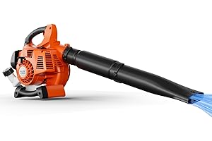 NEOTEC 25.4CC Gas Leaf Blower Handheld Light Blower 432CFM 180MPH 2-Cycle Ergonomic Low Vibration and Cruise Control Powerful Gas Powered Blowers for Lawn Yard Care-Gifts for Man