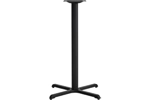 CenPro Commercial 30"x30" Table X-Base with 3" Bar Height Column for Restaurants and Bars