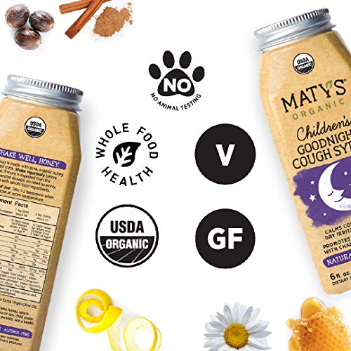 Maty's Organic Children's Goodnight Cough Syrup, Made with Organic