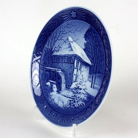 Amazon ロイヤルコペンハーゲン Royal Copenhagen イヤープレート 1976年 ベビックの水車小屋 食器 グラス カトラリー オンライン通販