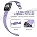 Hagibis Compatible Versa Bands，Sport Silicone Replacement Breathable Strap Bands New Versa Smart Fitness Watch