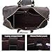 Polare 23'' Classic Full Grain Leather Travel Duffel Weekender Bag Overnight Duffle Bag For Men
