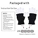 Led Gloves, DUZCLI Flashing Finger Light Up Gloves - Kids and Adult Size with Extra Batteries - for Rave, Halloween, Party Light show, Concerts, Disco, Party Favors (Half-Adult)