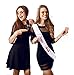 Dirty Thirty White and Pink Glitter Satin Sash - Happy 30th Birthday Party Supplies, Ideas and Decorations - Funny Birthday