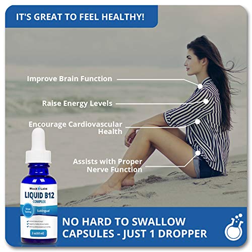 Vitamin B Complex B12 Liquid Vitamin B12 Sublingual Drops Advanced