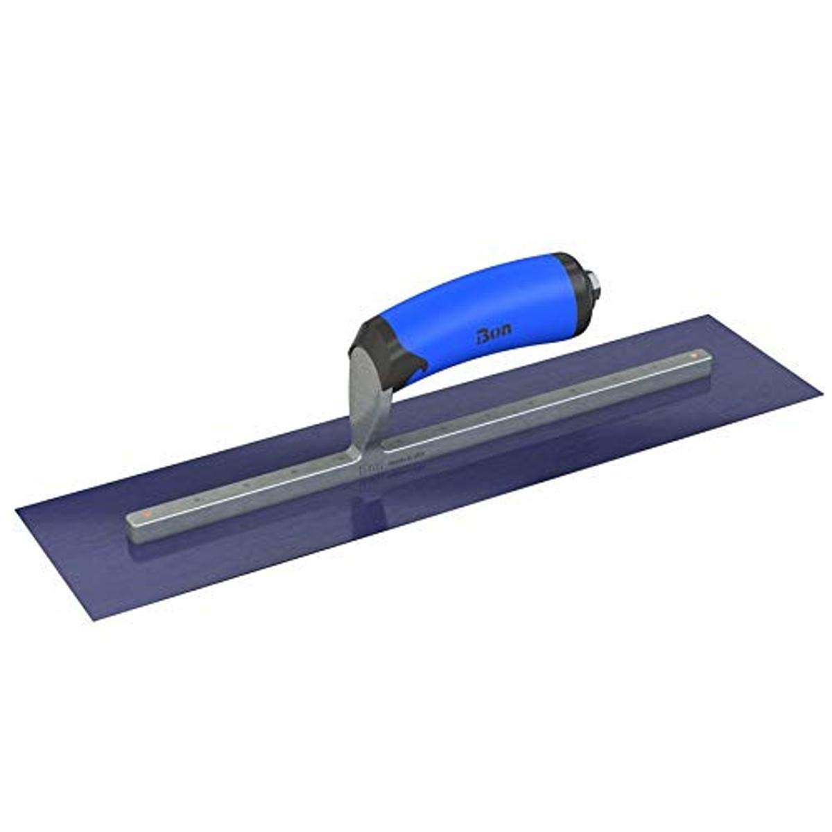 Bon 67-180 Finish Trowel - Square - Blue Steel - 16 X 4 - Comfort Grip Handle