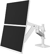 Ergotron LX Pro Premium Vertical Dual Monitor Arm White 27 in 4-22 lb view 3