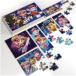 PAW Patrol: The Movie, 7 Wood Puzzles Jigsaw Bundle