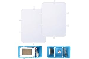 CONLI 2 PCS Divider Tray with Clips for Bogg Bag Accessories, Accessory for Bogg Bag Divider Inserts Compatible with Beach Tote Bag for Dividing Space and Organizing Your Bag