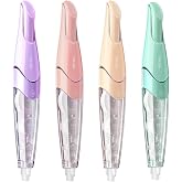 BITOSEE White Correction Tape, Retractable Refillable Correction Tape | With Smooth Pull Out Tape Applicator,Aesthetic Cute Correction Pen for Office Supplies
