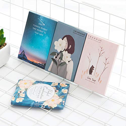 Tralntion 50PCS/Set Portable Facial Absorbent Paper Oil Control Wipes Absorbing Sheet Oily Face Cleansing Matting Tissue,color 10,10 * 7cm - Thumbnail 5