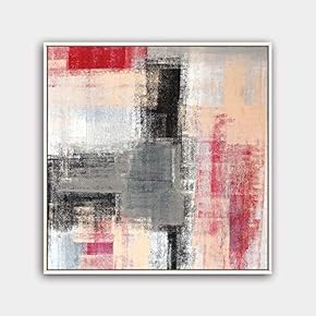 signwin Framed Canvas Wall Art Modern Texture Painting...