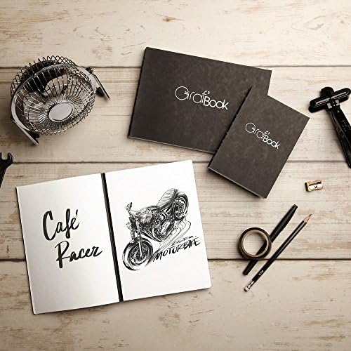 Clairefontaine 975804c Zeszyt Rysunkowy Graf Book 360 Z Zszywanymi Nicmi Format Poziomy 15 2 X 21 Cm 100 G Bezkwasowy Neutralny Ph 1 Sztuka Czarny Amazon Pl Artykuly Papiernicze I Biurowe