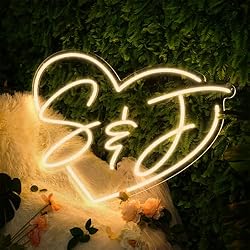 Custom Neon Name Signs for Wedding, DIDALIFE