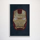 Iron Man word art print -11x17