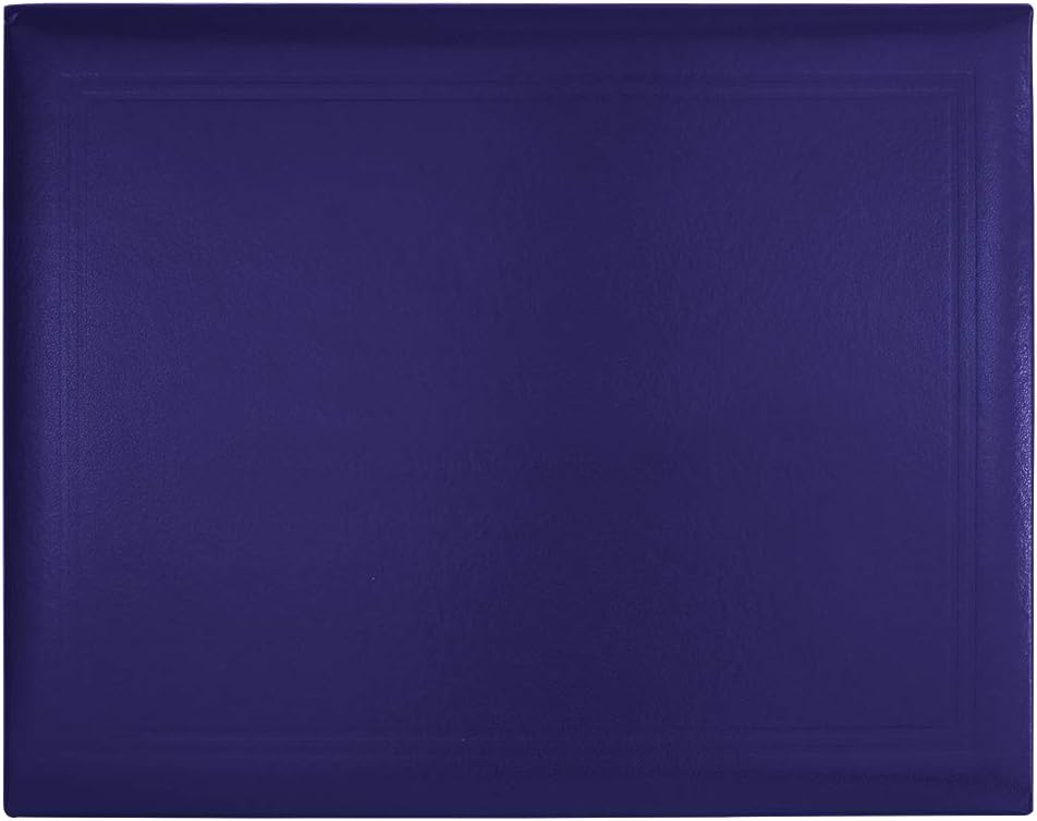 GraduationMall 8.5"x11" Smooth Padded Diploma Cover Certificate Holder Purple: Office Products