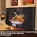 Bluetooth Meat Thermometer, For Grilling Wireless Remote Digital Cooking Thermometer With APP Smart Alarm Grill Thermometer for Kitchen Food Candy BBQ, Carrying Case (Comes with 2 Probes)