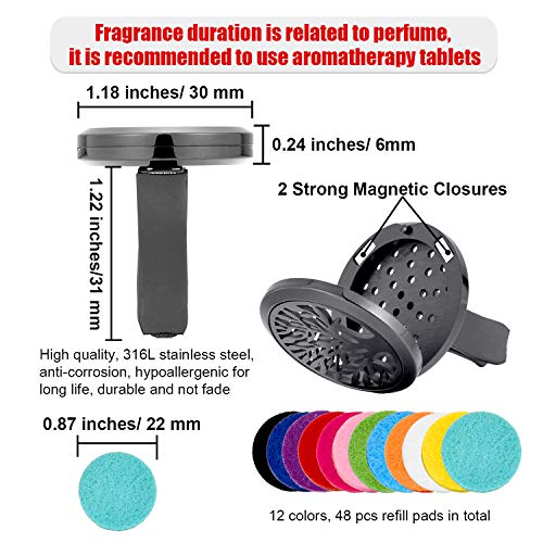 1 Tatuo+Stainless+Aromatherapy+Replacement+Patterns+Black