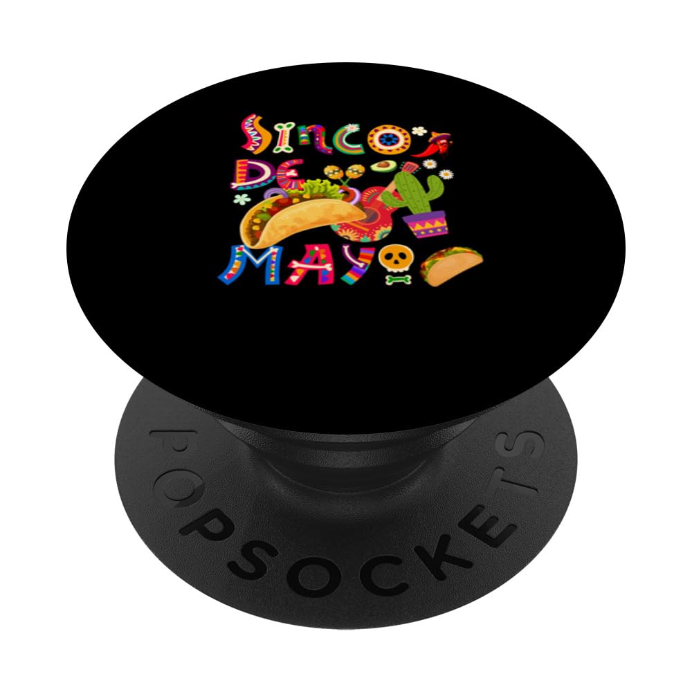 Cinco De Mayo Mexican Fiesta 5 De Mayo PopSockets Swappable PopGrip