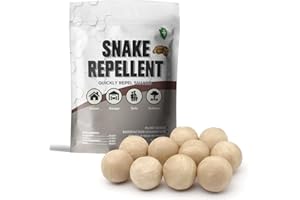 KQCWKH Snake Repellents for Yard Powerful, Snakes Away Repellent Granules for Outdoor, Lizard Repellent, Covers Up to 120 sq. ft., Pet Safe, Keep Snake Out of Home, Garden, Garage, Camping, 10 Balls/Bag