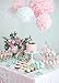 Baby Shower Decorations Furuix 12pcs Pink Gold Party Decorations Tissue Paper Pom Pom Honeycomb Ball and Paper Lantern for One Year Old Girls' Princess Birthday Decorations
