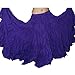 Wevez® Women's Plus Size Gypsy 25 Yard Long Flowy Solid Color Renaissance fair Skirt, Violet