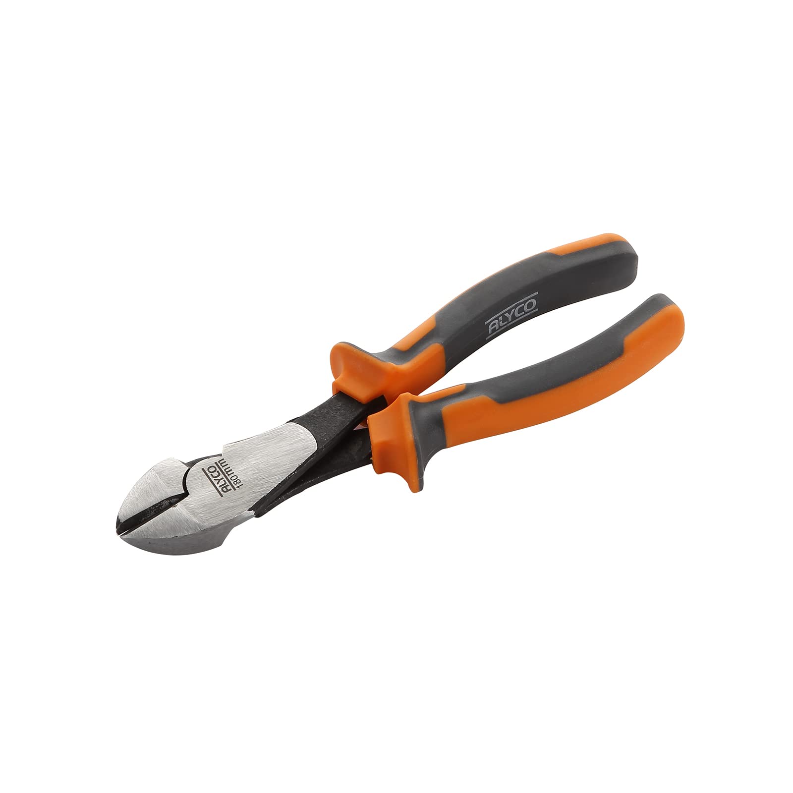 Alyco 170570 – Reinforced Diagonal Cutting Pliers HR High Resistance DIN 5749 Cr-V 180 mm with Bi-Material Handles