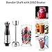 Betitay 4-in-1 Immersion Hand Blender Mixer,Electric Food Processor,Stepless Speeds for Smoothies,Vegetable,Meat and Baby Food with Safety Lock,Include Food Chopper,Mixing Beaker and Egg Whisk