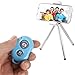 Kootek Bluetooth Wireless Remote Control Camera Shutter Release Self Timer for IOS Android Smartphone Tablet IphoneIpad Sony Xperia, HTC New One and X, Samsung Galaxy Note Google Nexus(Blue)