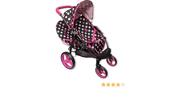malibu double doll stroller