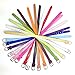 SUPVOX 20pcs 8mm Adjustable Leather Bracelet Strap Slide Wristbands Bracelets for Slide Letters Jewelry Making Charms