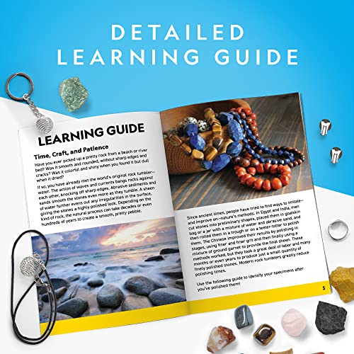 NATIONAL GEOGRAPHIC Rock Tumbler Refill Kit 3 lbs. of Rough Gemstones