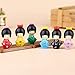 Aisi 6 PCS Cute Japanese Kimono Girls Dolls Miniature Ornament Kit Kids Toy Birthday Christmas Home Decoration