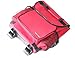 dbest products Ultra Compact Cooler Smart Cart, Red Insulated Collapsible Rolling Tailgate BBQ Beach Summer