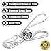 80pack Clothespins Tiny Metal Stainless Steel Clothespin, Multipurpose Peg Clothes pin 2.2