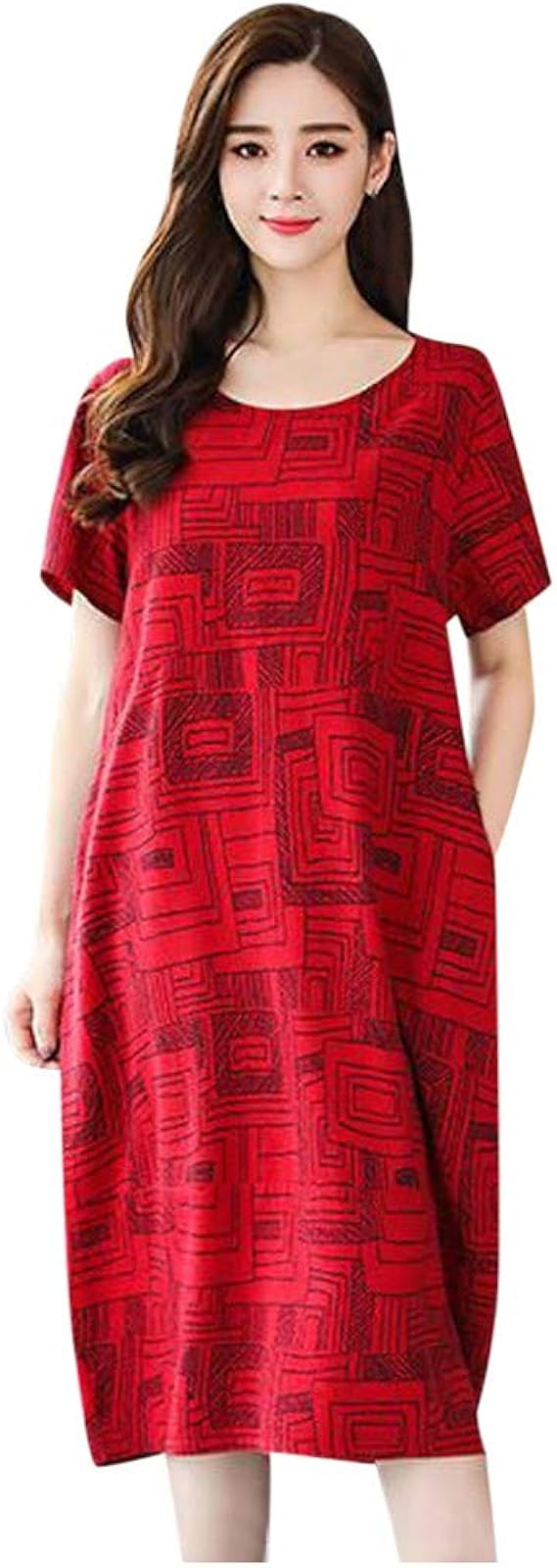 Amazon Co Jp レディース ワンピ リゾート 膝丈 花柄 薄手 半袖 春夏 レディース ワンピース シフォン マキシ丈 ボヘミアン ロング丈 夏ワンピース ロングドレス 花柄 フレア 夏服 体型カバー 人気 結婚式 披露宴 発表会 40代 大きいサイズ 着痩せ お洒落 通勤 服