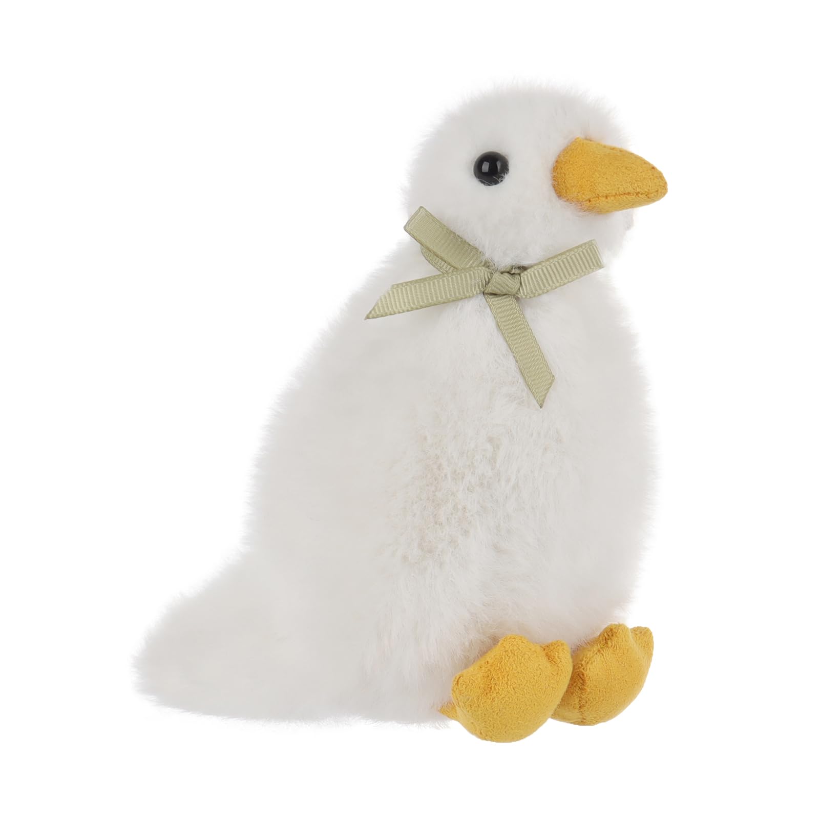 Apricot Lamb Pigeon Plush Stuffed Animals for Kids, Soft Cute Plush Toys for Baby Girl and Boy, Fluffy Pigeon White 5.9 Inches