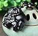 c1lint7785631 Women's Necklaces Men's Necklaces Handmade natural obsidian auspicious wealthy mother elephant jade pendant necklace