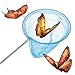 JTEEY Kids Telescopic Butterfly Net Catching Bugs Insect Small Fishing nets Extendable from 6.8