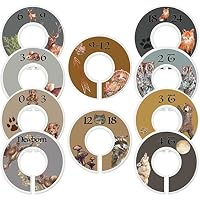 Mumsy Goose Nursery Closet Dividers, Closet Organizers Baby Boy Clothes Dividers
