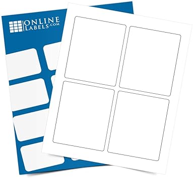 Amazon Com Online Labels Wine Bottle Labels 3 5 X 4 5 Pack Of 400 Labels 100 Sheets Inkjet Laser Printer Online Labels Office Products