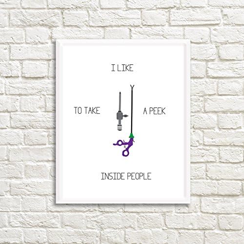 Surgery Surgical Laparoscopy Gynecology Print