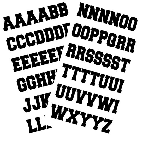 Sports Helmet Letters Only 1" By Chalkallaboutit Baseball, Hockey, Football and Lacrosse