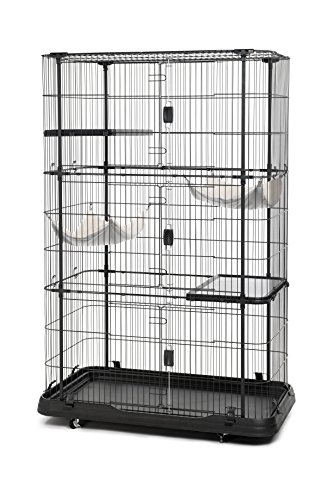 Prevue Pet Products Premium/Deluxe Cat Home, Black