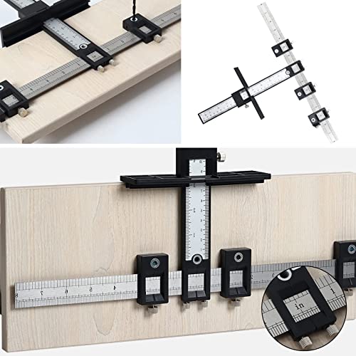 TOOLFLIFE Hardware Pull Jig Template, Drawer Handle Jig Knob