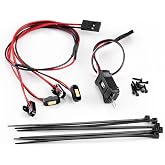 MORLORDY M1.4 RC Rock Lights Kit with Controller for SCX24 AX24 FCX24M | RC Chassis Underglow Lights for 1/24 RC Crawler Car Deadbolt JLU C10 Gladiator Bronco Upgrade Parts