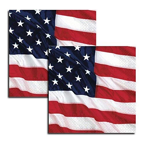 USA American Flag Party Napkins x32 (2 packs of 16) Amazon.co.uk Toys