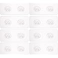 8 Pack Shower Caddy Adhesive for Replacement, Strong Transparent Adhesive for Shower Caddy Sticky Pads, No Drilling for Corner Shelf Basket, Bathroom Storage Shelves, Kitchen Racks and Soap Holder